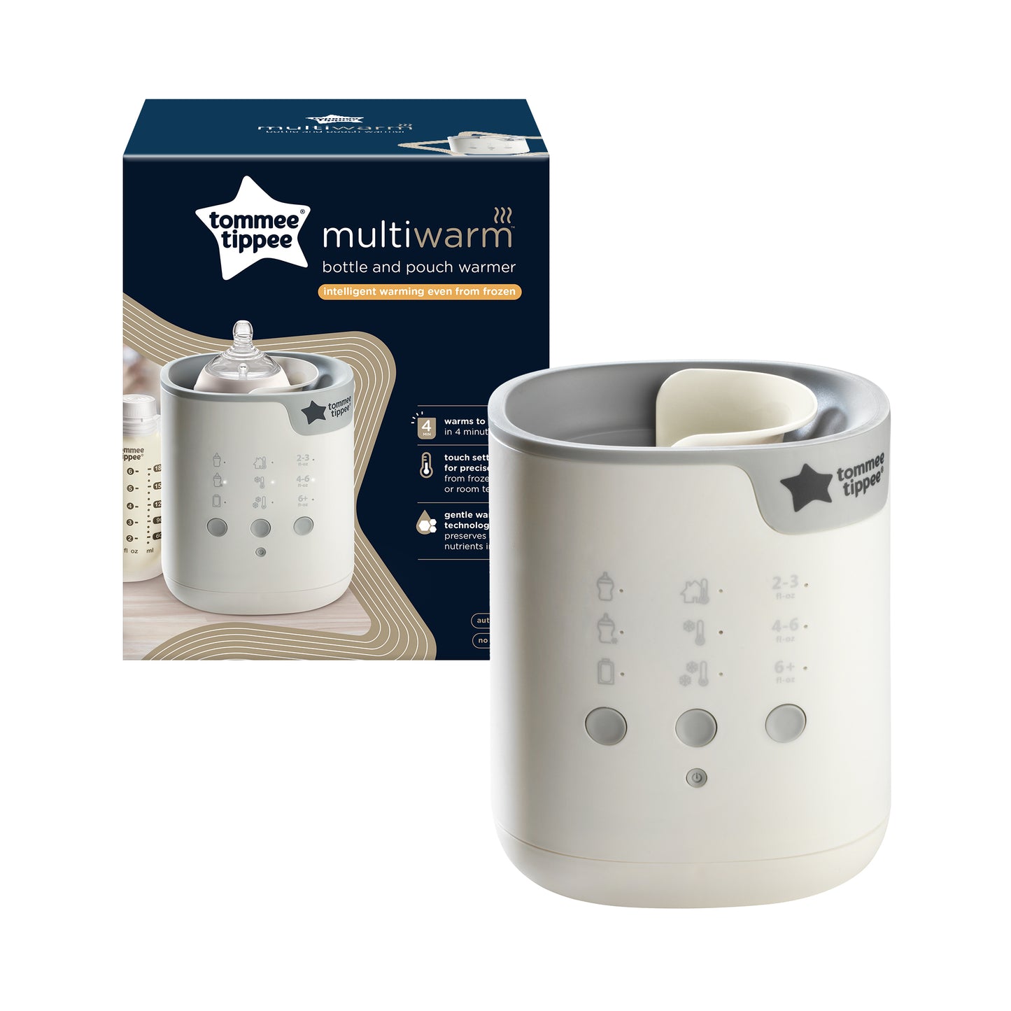 Multiwarm Bottle and Pouch Warmer Warms Breast Milk