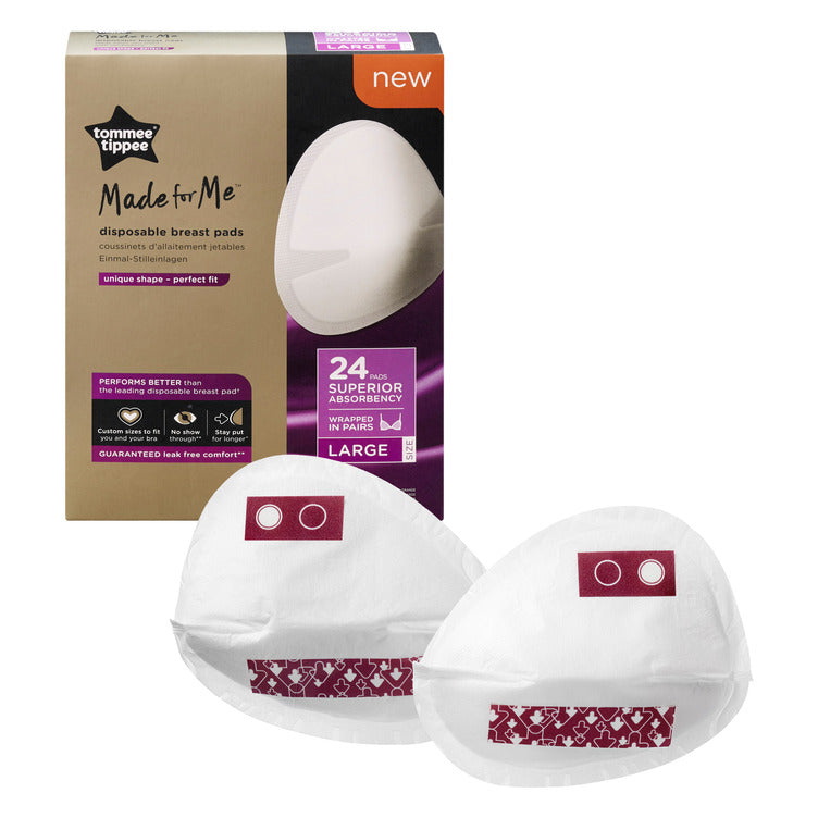 Disposable Breast Pads Made For Me Wrapped In Pairs 24 pcs
