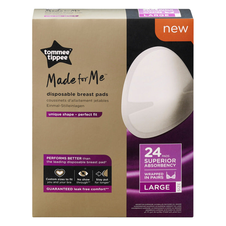 Disposable Breast Pads Made For Me Wrapped In Pairs 24 pcs