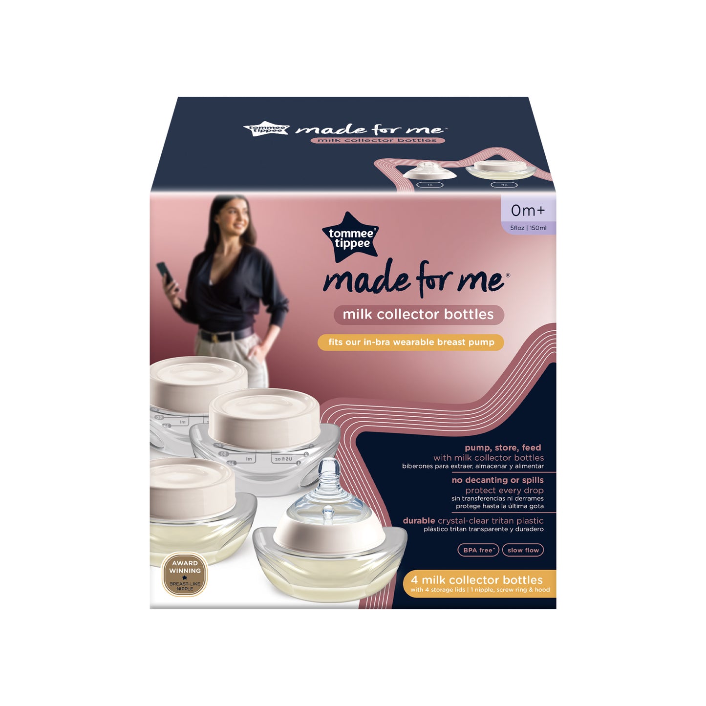 Made for Me Breast Milk Collector Bottles