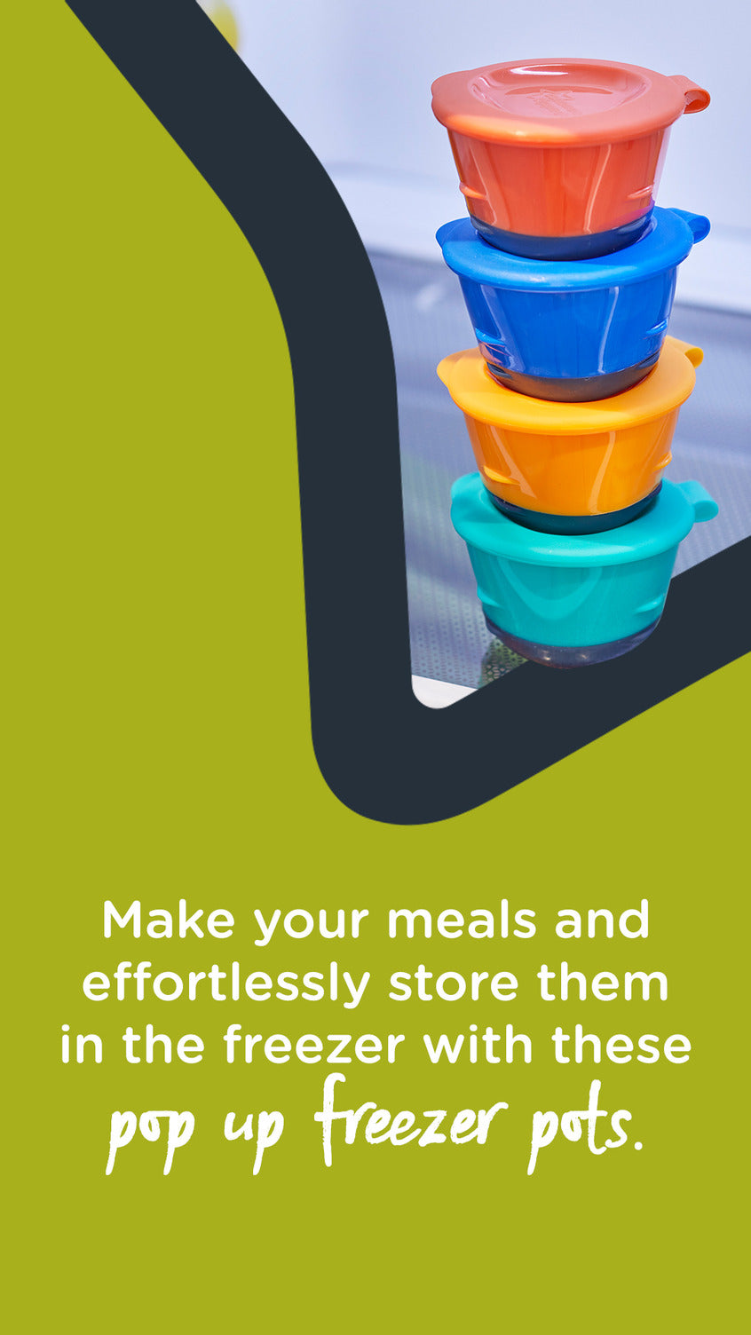 Feeding Bowls Pop Ups Freezer Pack of 4