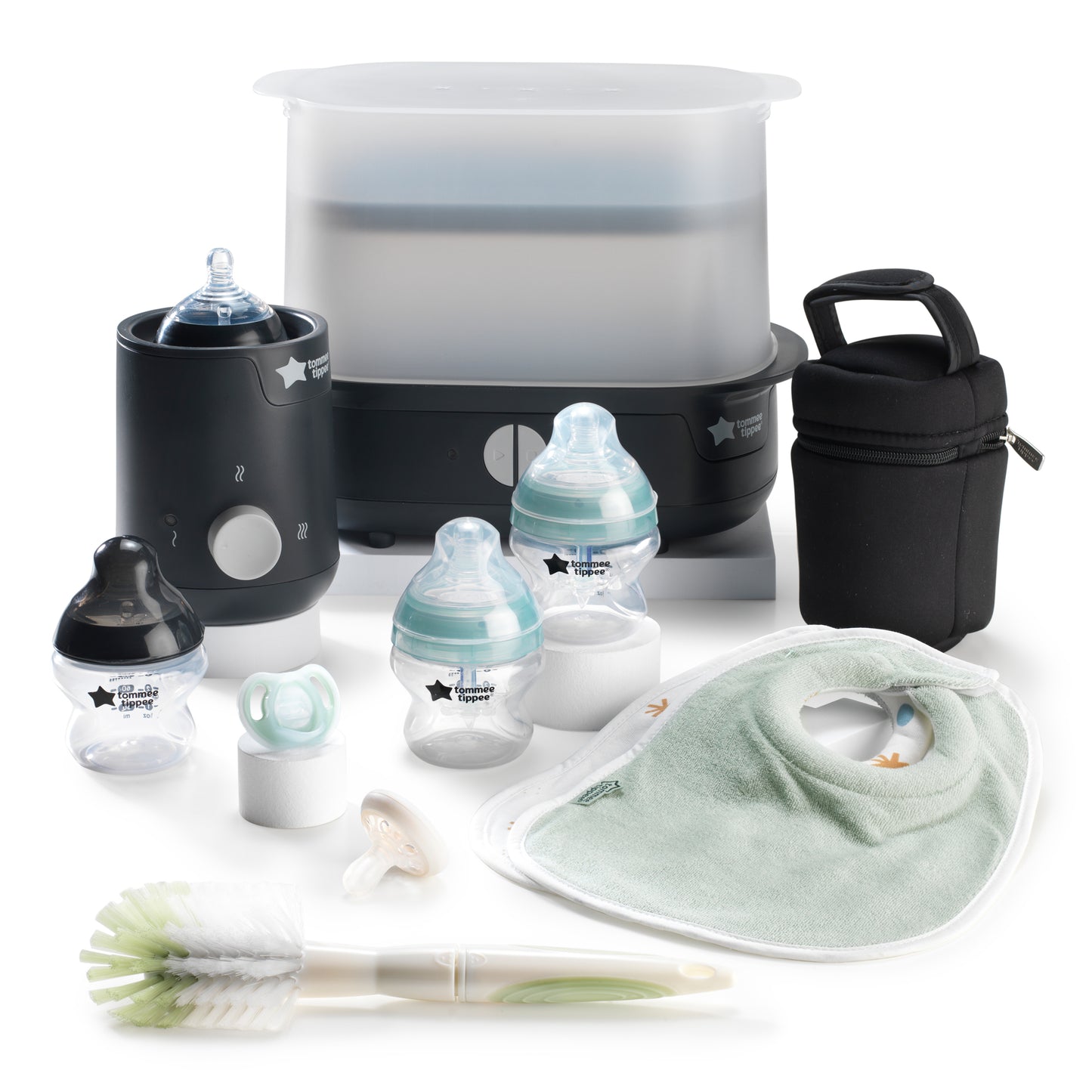 Complete Feeding Set with Electric Steam Steriliser