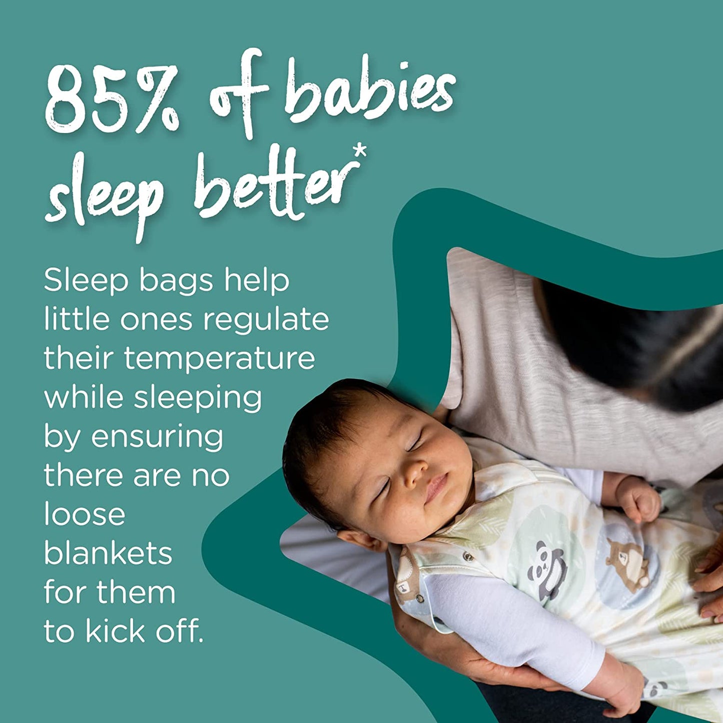 Swaddle Spring Summer 1.0 TOG Forest Green 3-6 Months