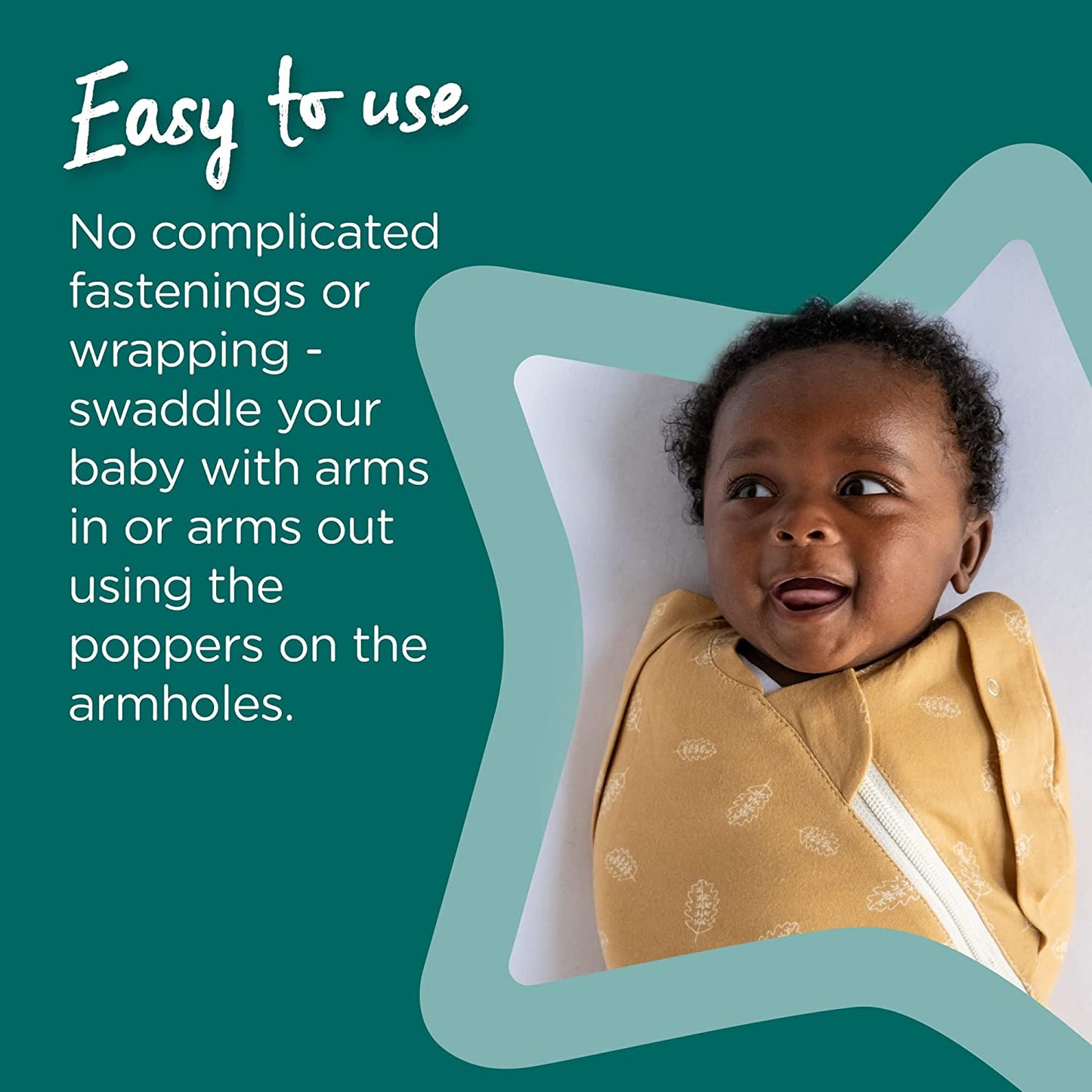 Swaddle Spring Summer 1.0 TOG Forest Green 3-6 Months
