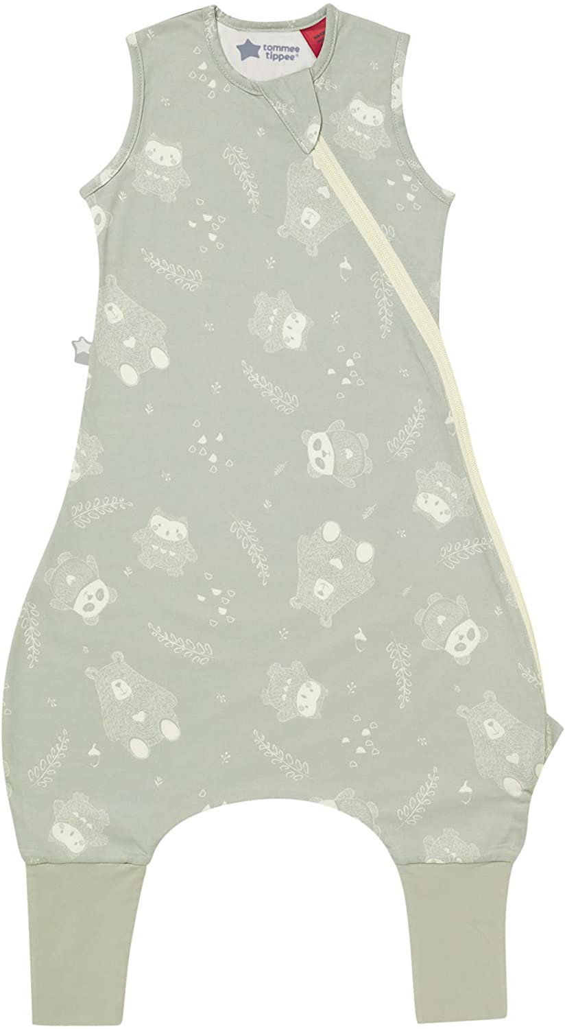 Baby Sleep Bag Soft Cotton-Rich Fabric with Legs, 1.0 TOG - 6-18m