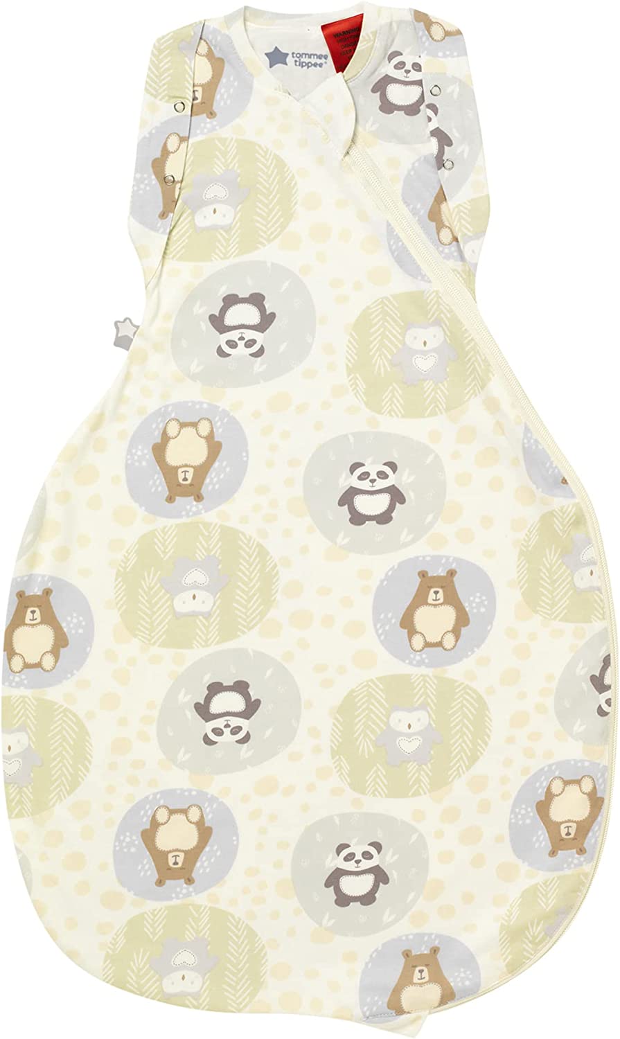 Safe Swaddling 1 Tog Gro Friends for 3-6M
