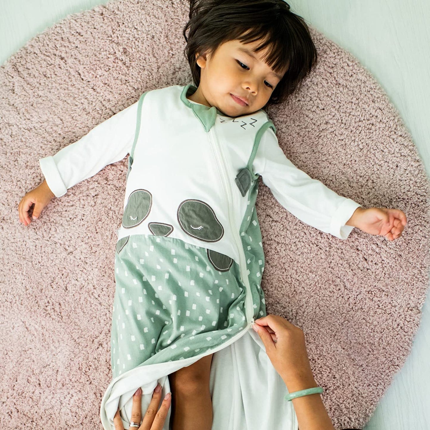 Soft Cotton Rich Fabric Sleeping Pip Bag 6-18 Months, 1.0 TOG