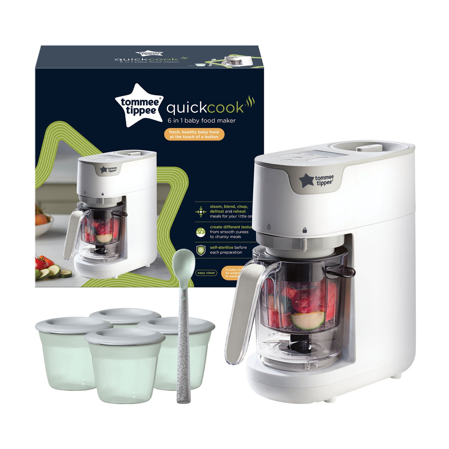 Quick Cook 6-in-1 500ml Capacity