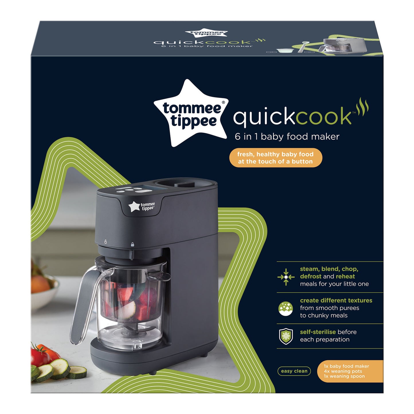 Quick Cook 6-in-1 500ml Capacity