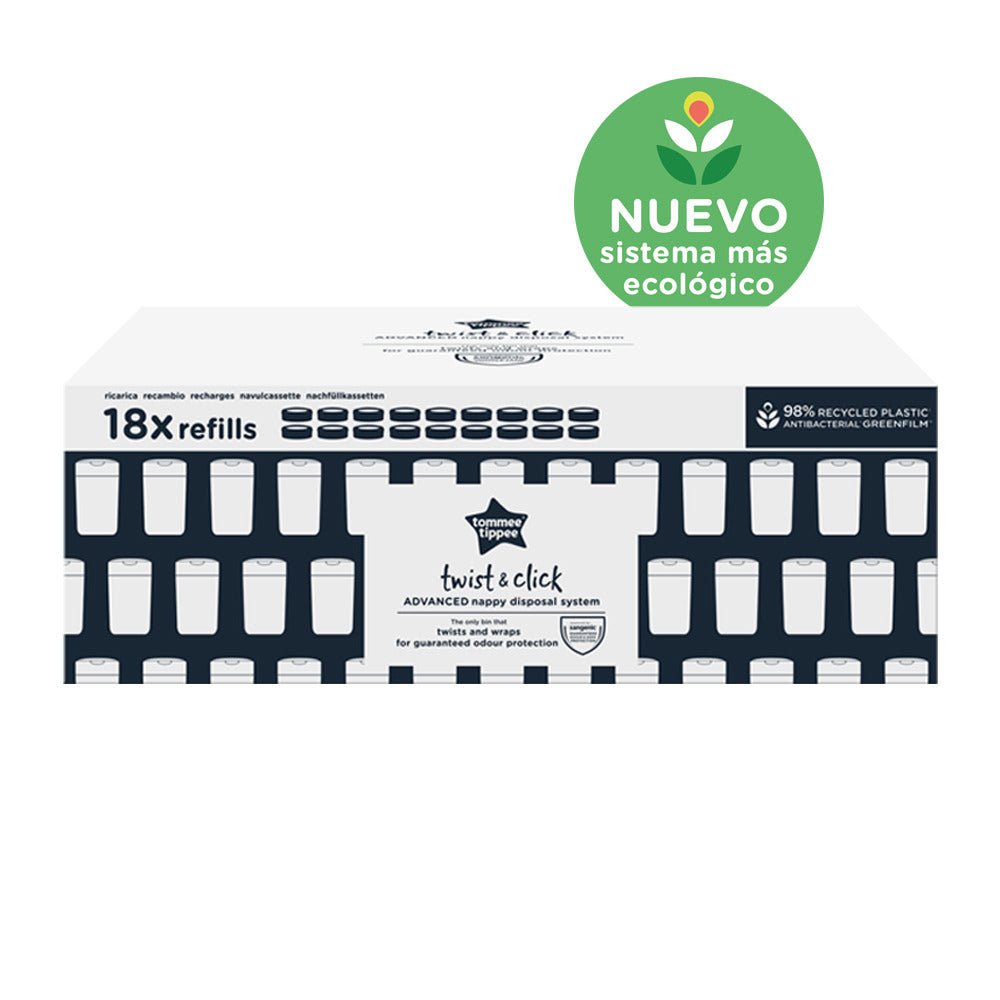 Twist and Click Advanced Nappy Cassettes Pack of 4