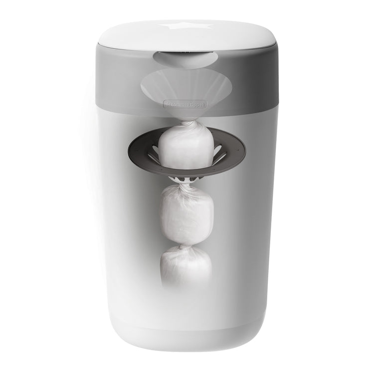 Twist and Click Nappy Bin Starter Set White