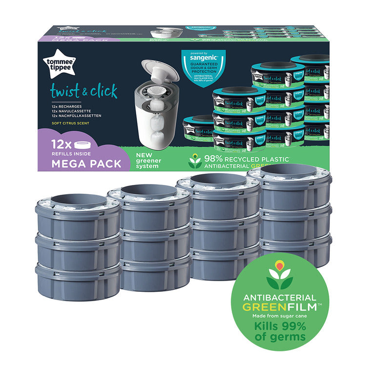 Twist and Click Advanced Nappy Cassettes Pack of 4