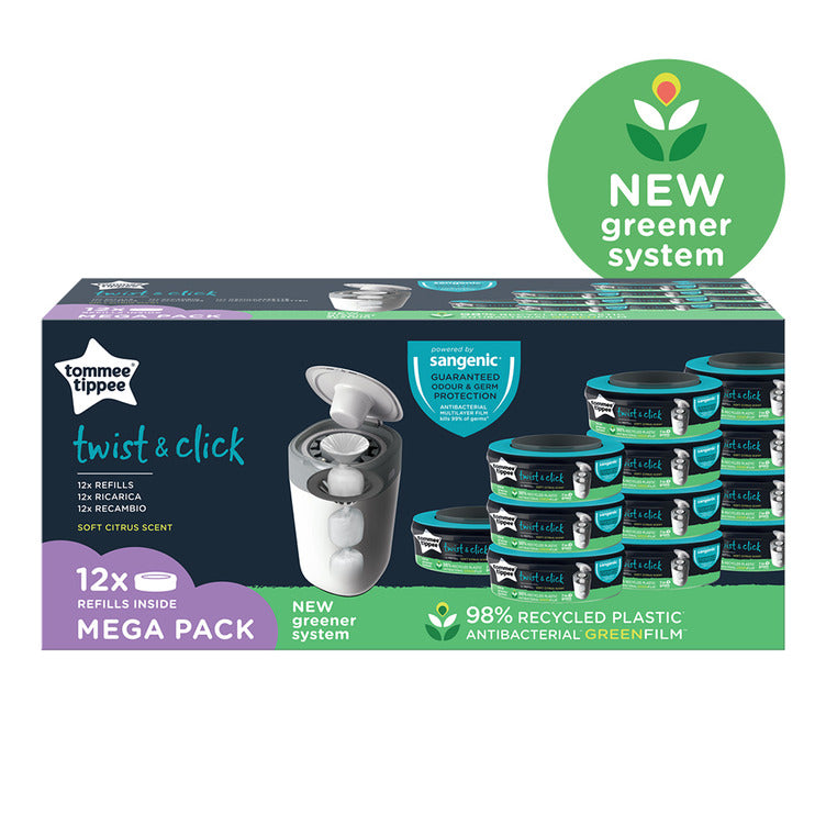 Twist and Click Advanced Nappy Cassettes Pack of 4