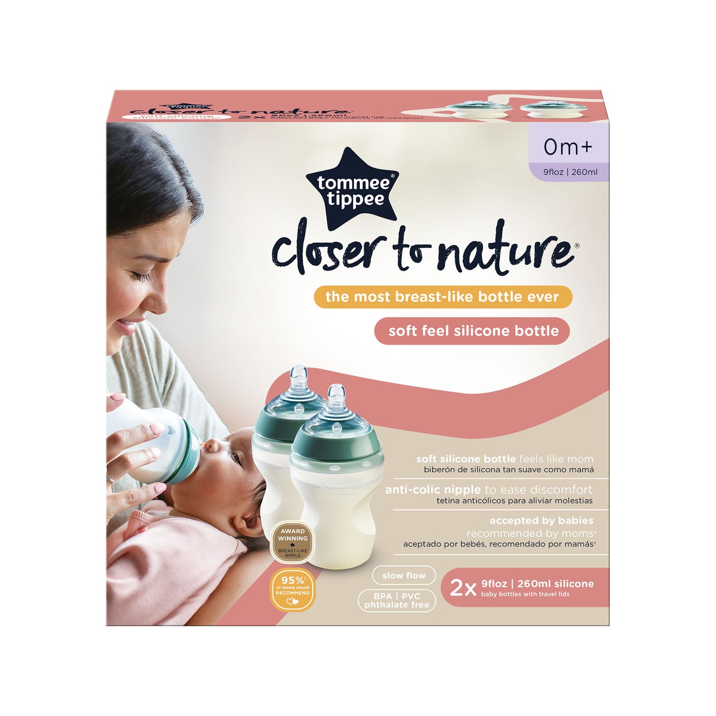 Natural Start Silicone Baby Bottles
