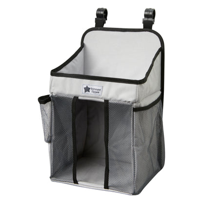 Nappy Organiser Diaper Caddy - Black/Grey
