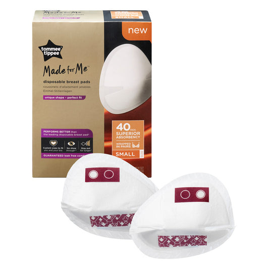 Made For Me Disposable Breast Pads Wrapped In Pairs 40pcs