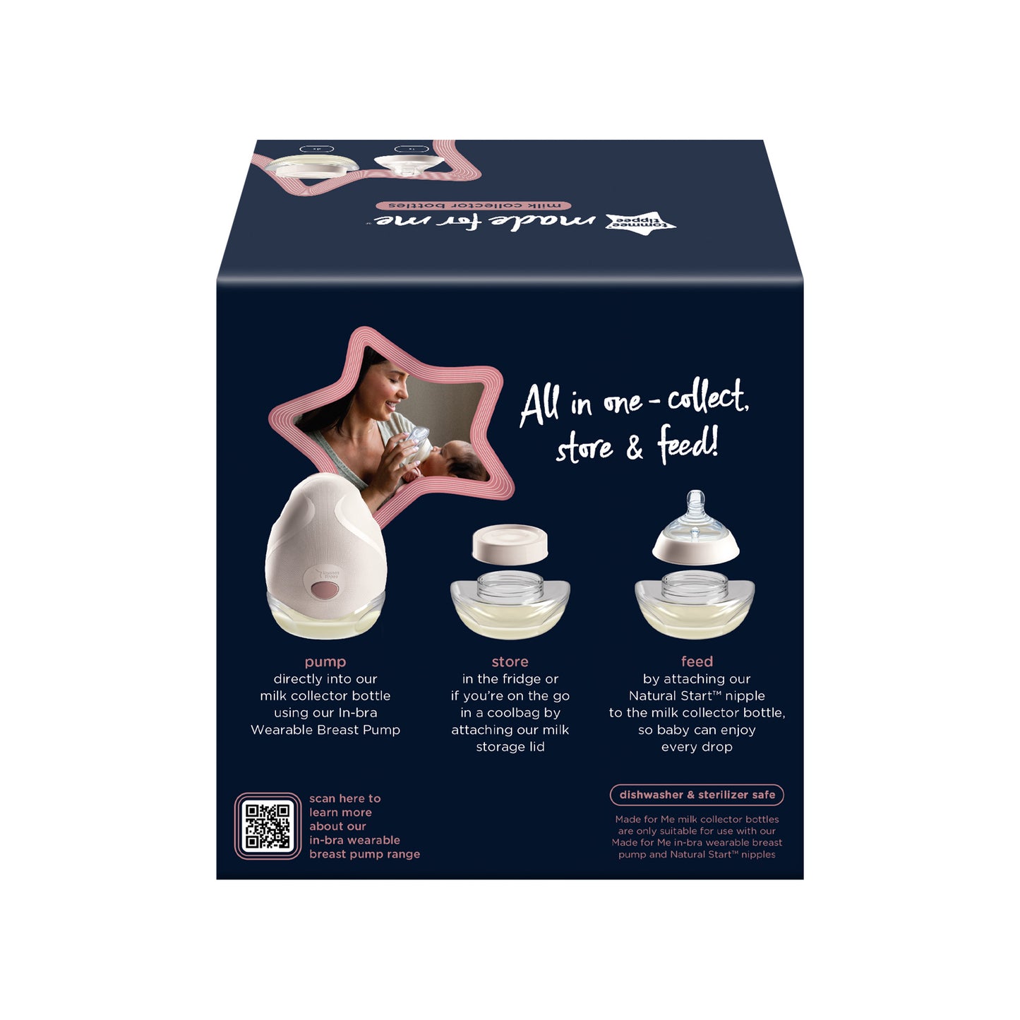 Made for Me Breast Milk Collector Bottles