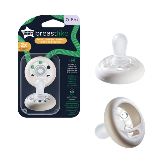 Closer To Nature Breast Like Soother - 0-6 M - Pack of 2