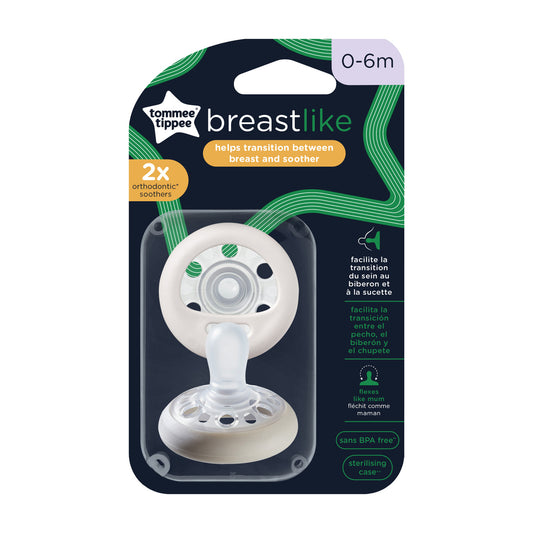 Closer To Nature Breast Like Soother - 0-6 M - Pack of 2