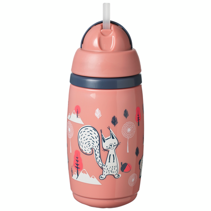 Insulated Active Water Bottle Straw Cup 266ml