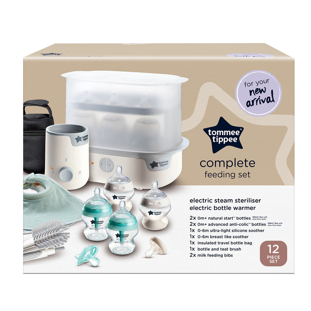 Complete Feeding Set with Electric Steam Steriliser