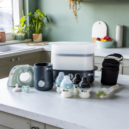 Complete Feeding Set with Electric Steam Steriliser