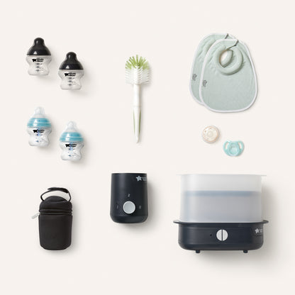 Complete Feeding Set with Electric Steam Steriliser