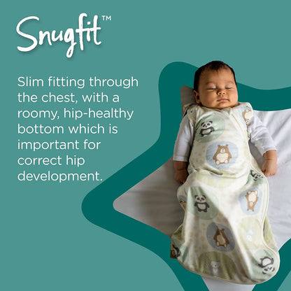 Safe Swaddling 1 Tog Gro Friends for 3-6M