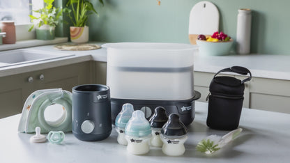 Complete Feeding Set with Electric Steam Steriliser